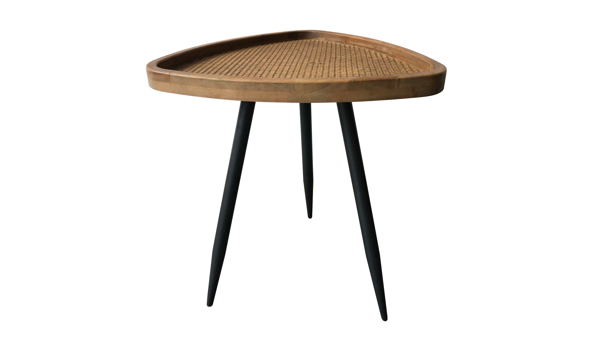 Rollo Rattan Side Table - Natural