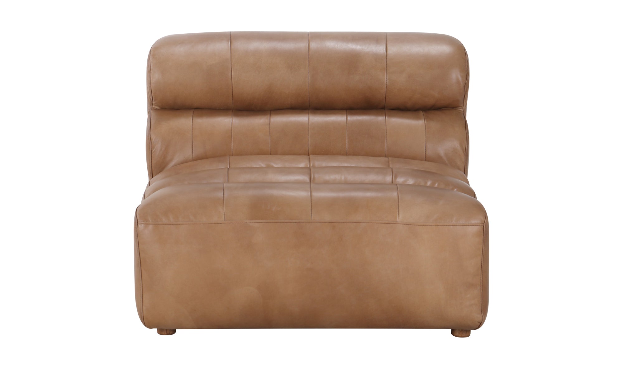 Ramsay Leather Slipper Chair - Tan