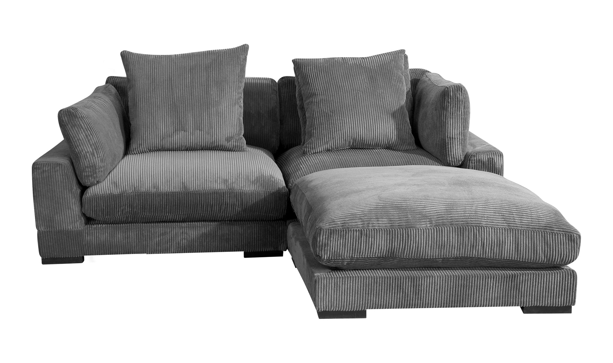 Tumble Nook Modular Sectional - Dark Grey