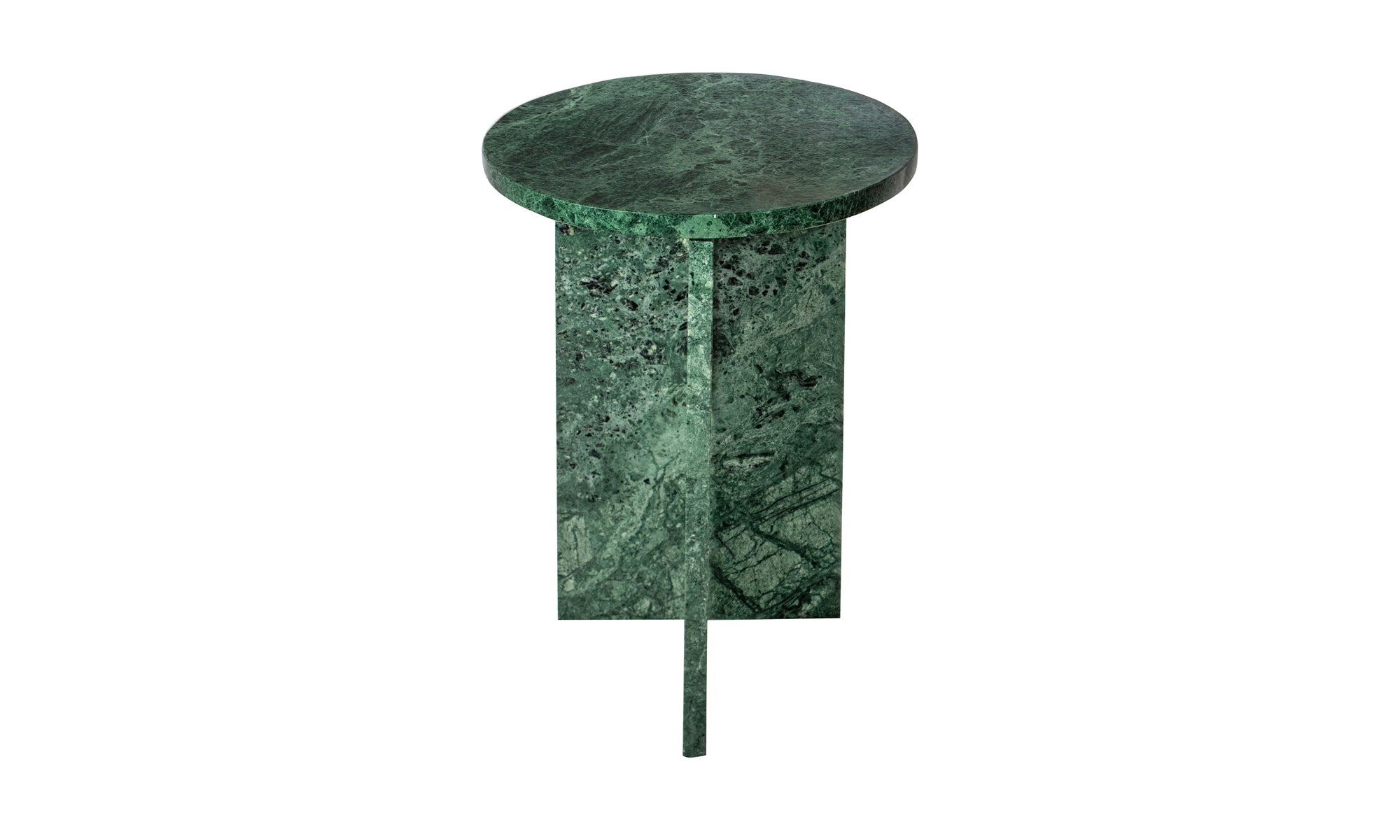 Grace Accent Table Green Marble