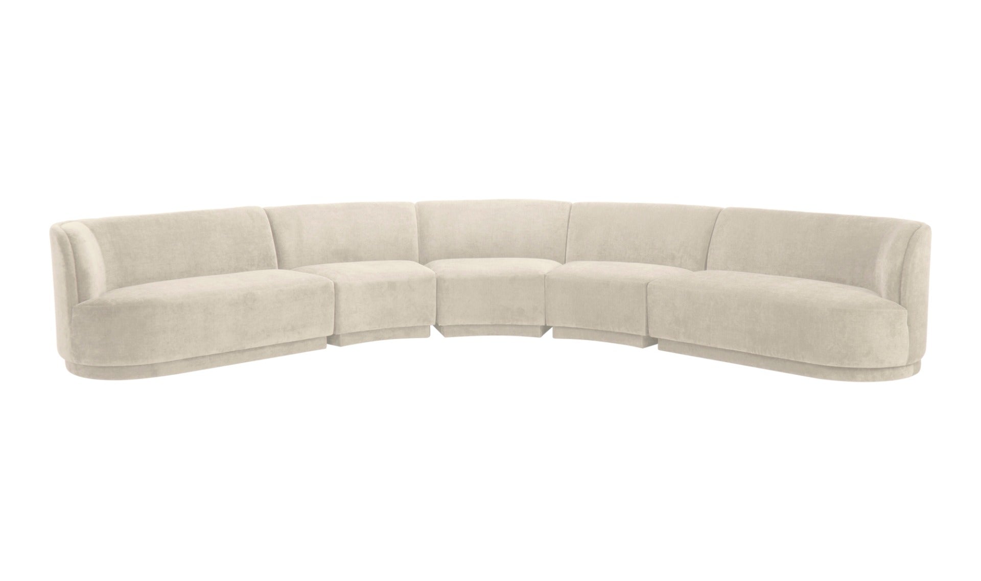 Yoon Radius Modular Sectional - Sweet Cream