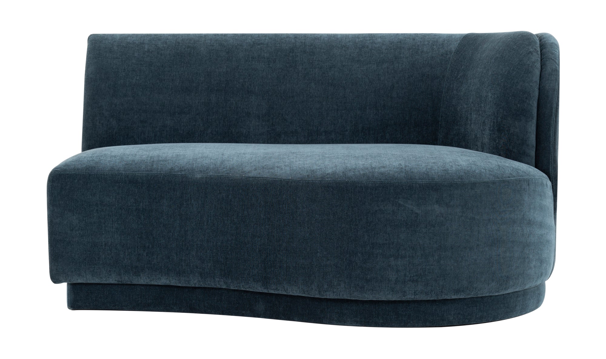 Yoon 2 Seat Chaise Right - Nightshade Blue