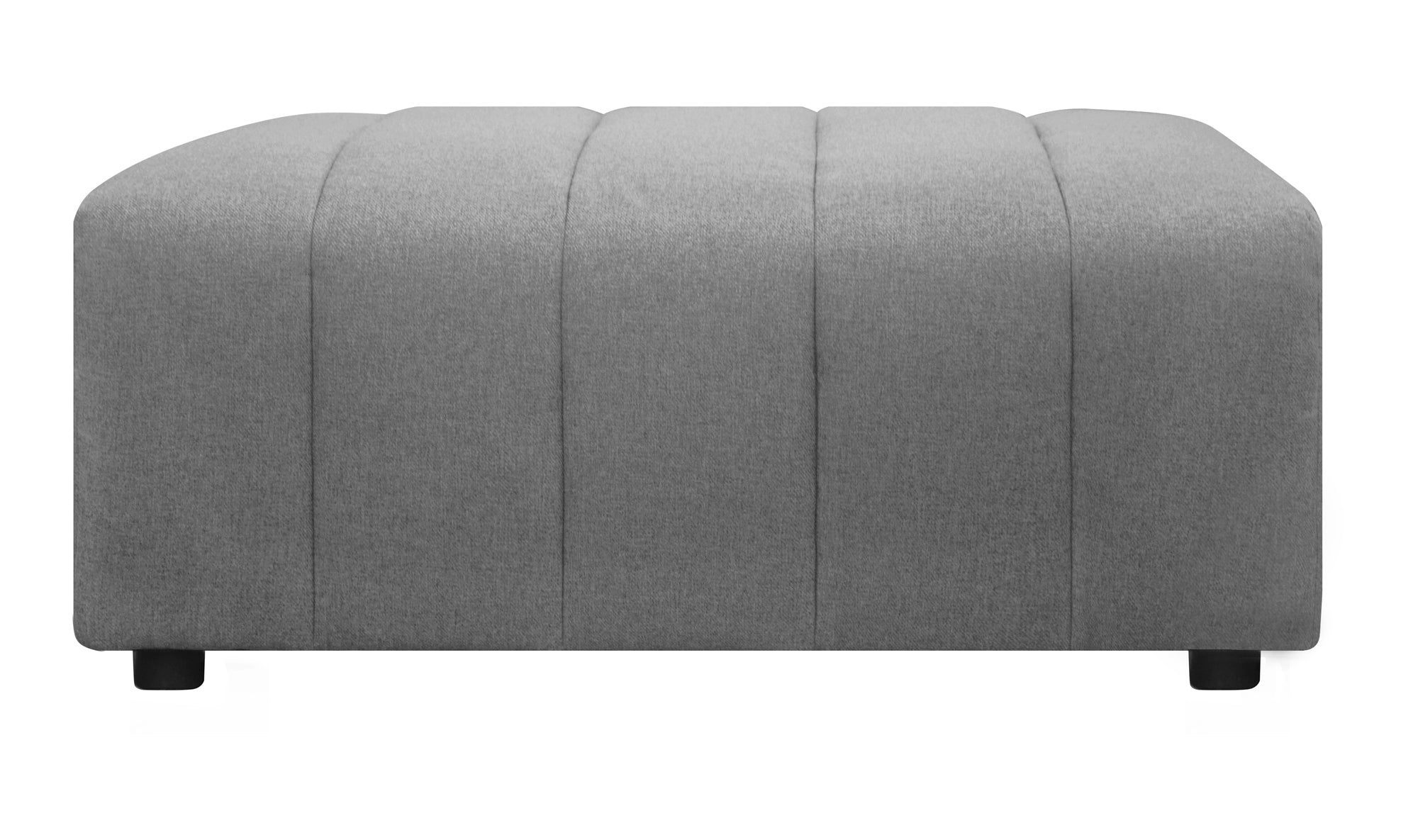 Lyric Ottoman - Grey