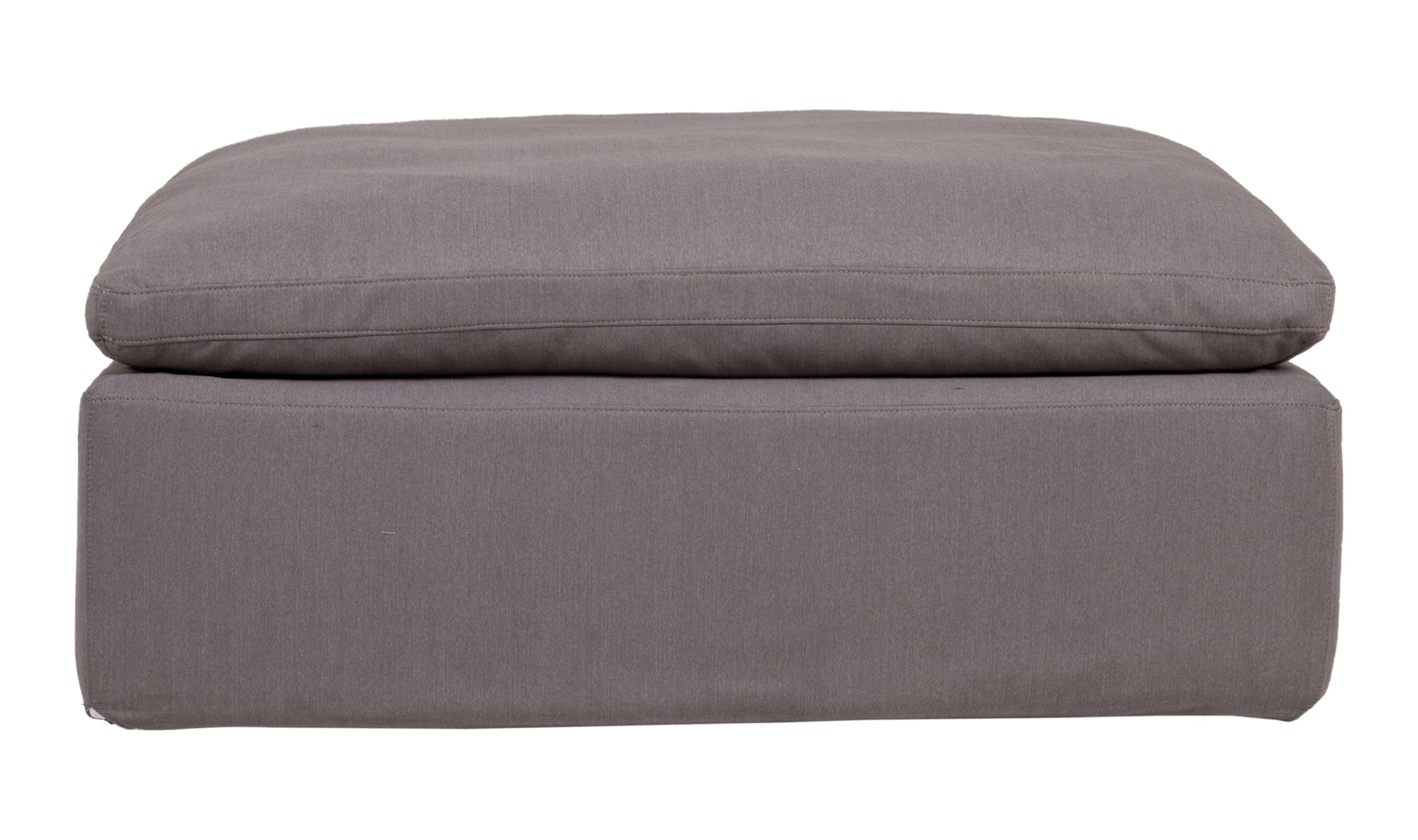 Clay Ottoman - Light Grey