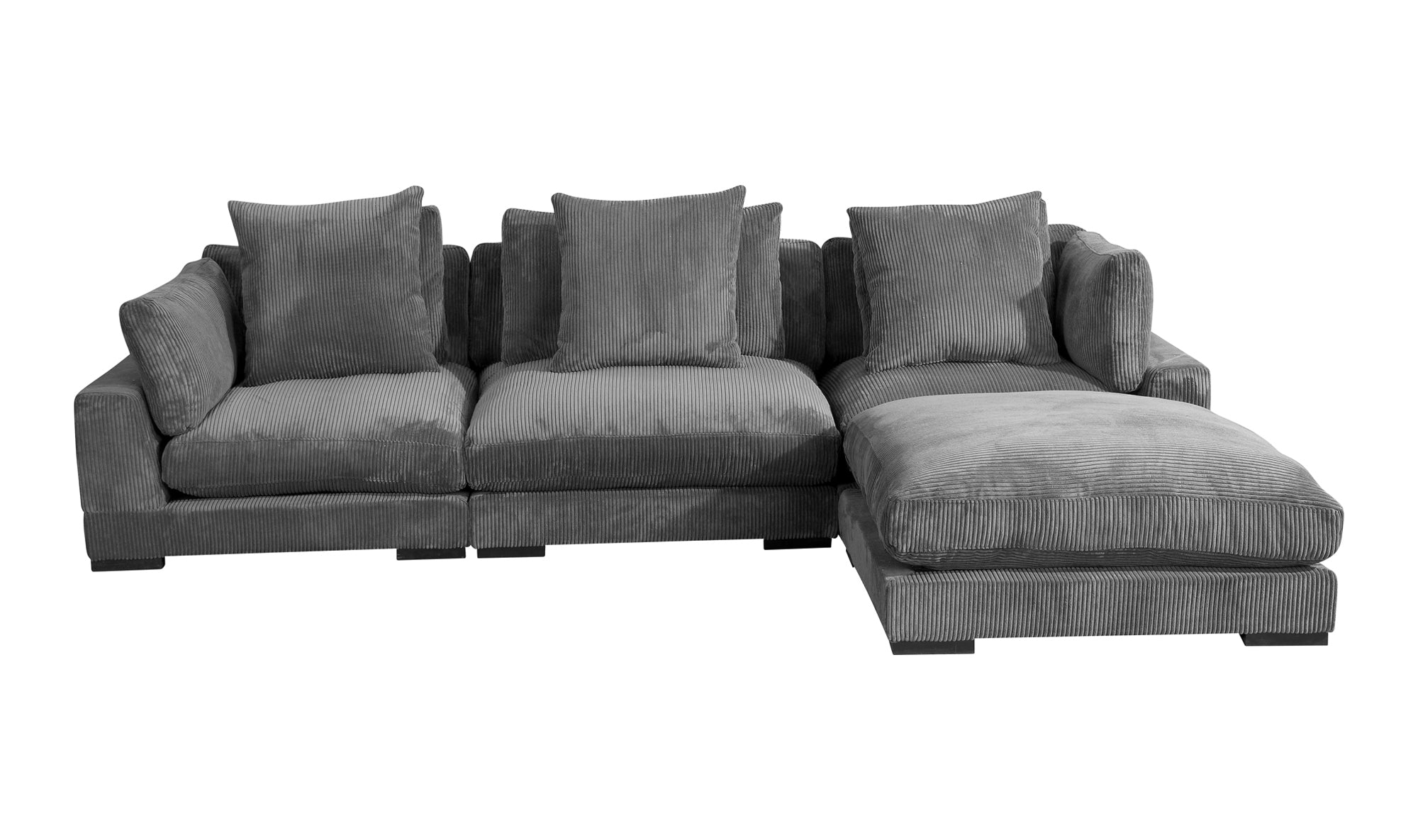 Tumble Lounge Modular Sectional - Dark Grey