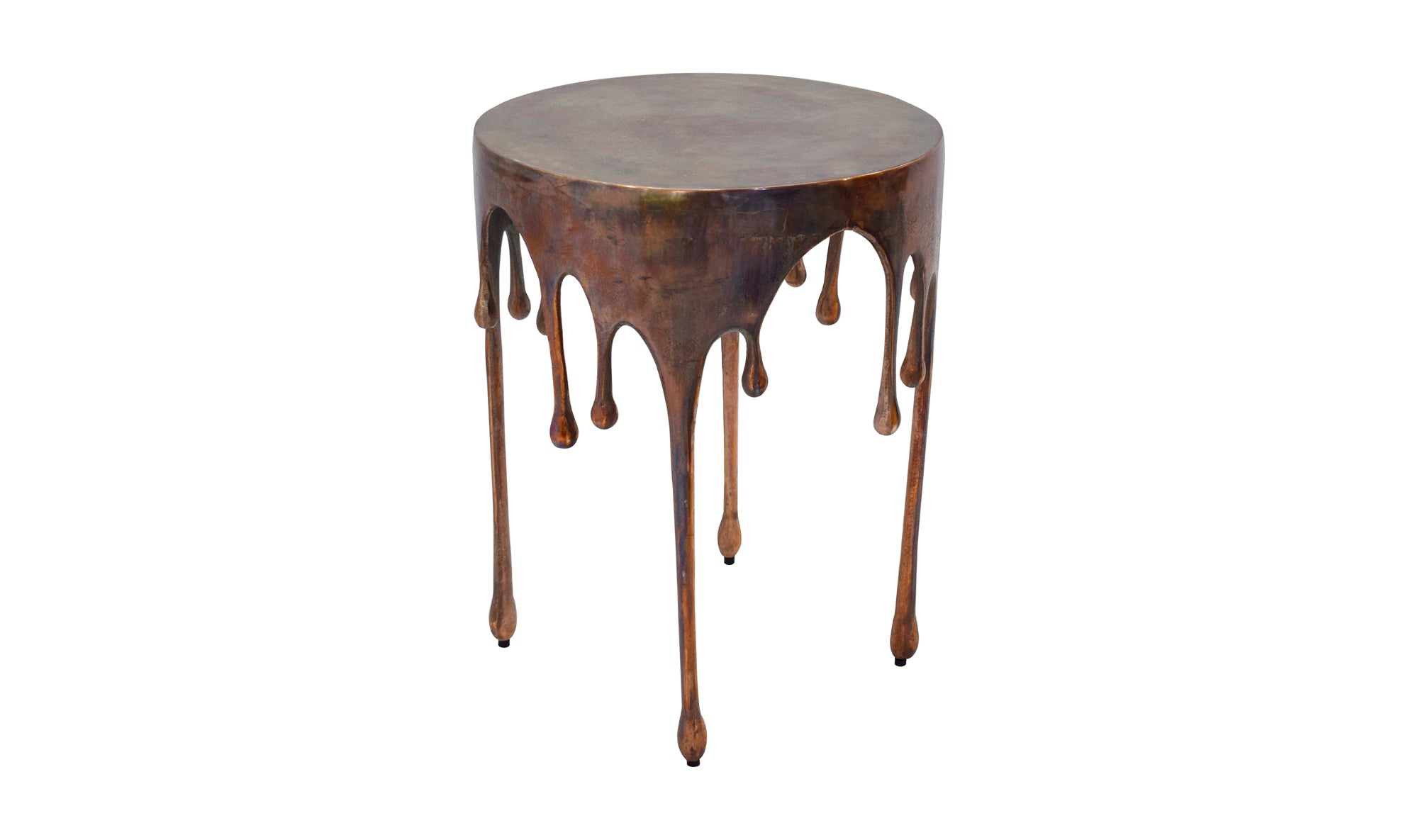 Copperworks Accent Table - Antique Copper