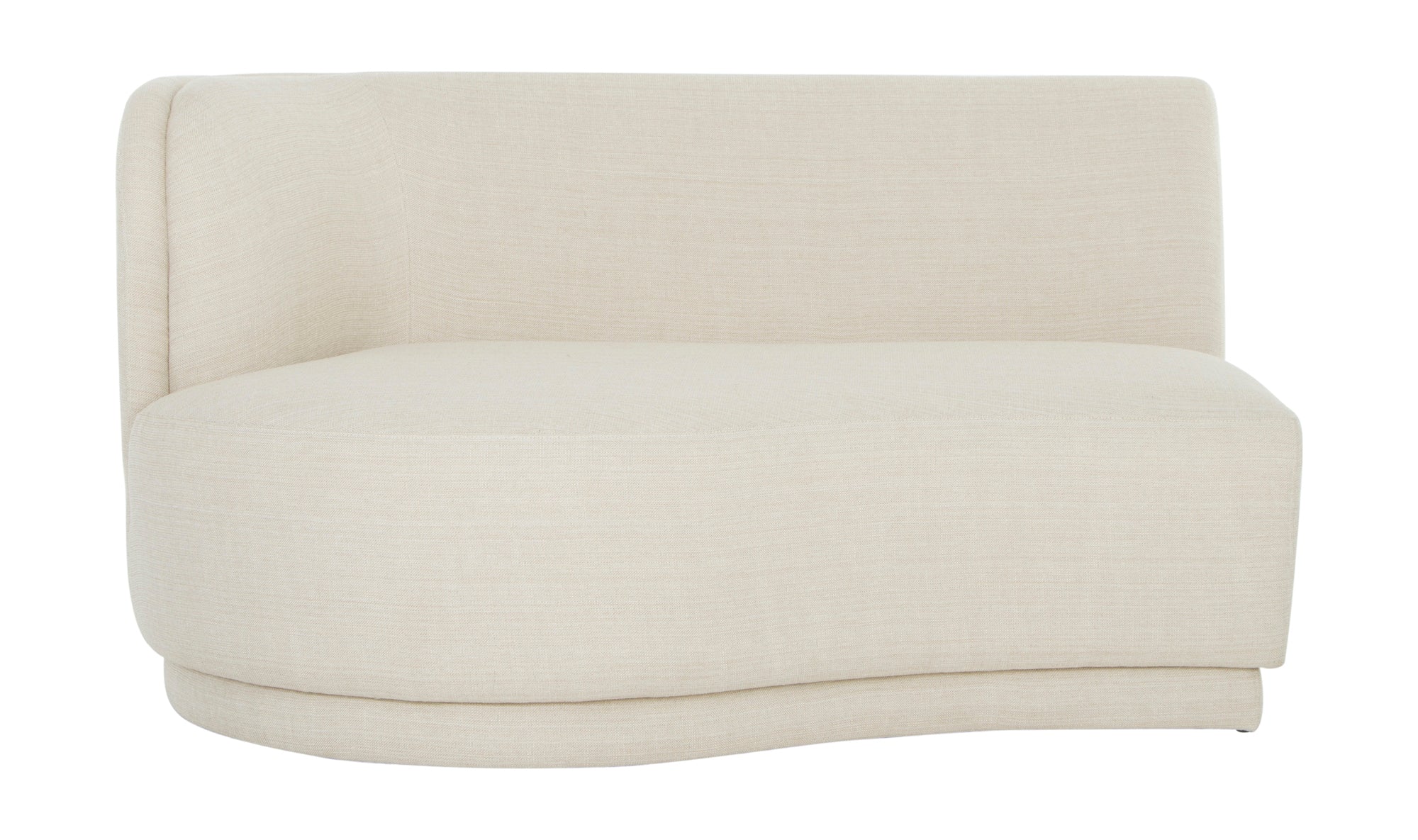 Yoon 2 Seat Chaise Left - Sweet Cream