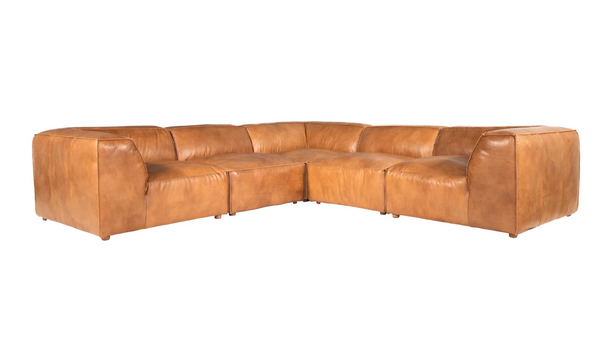 Luxe Classic L Modular Sectional - Tan