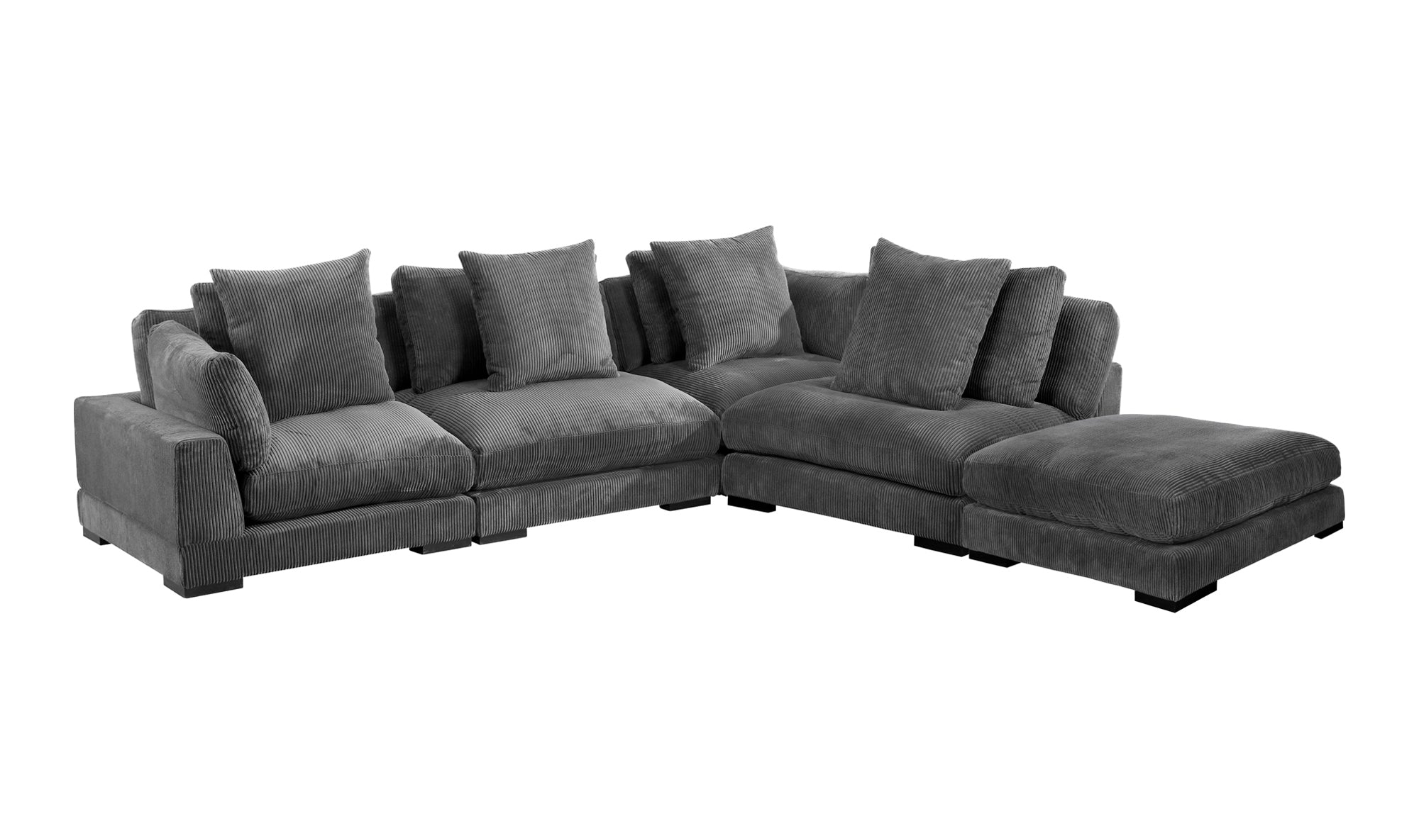 Tumble Dream Modular Sectional - Dark Grey