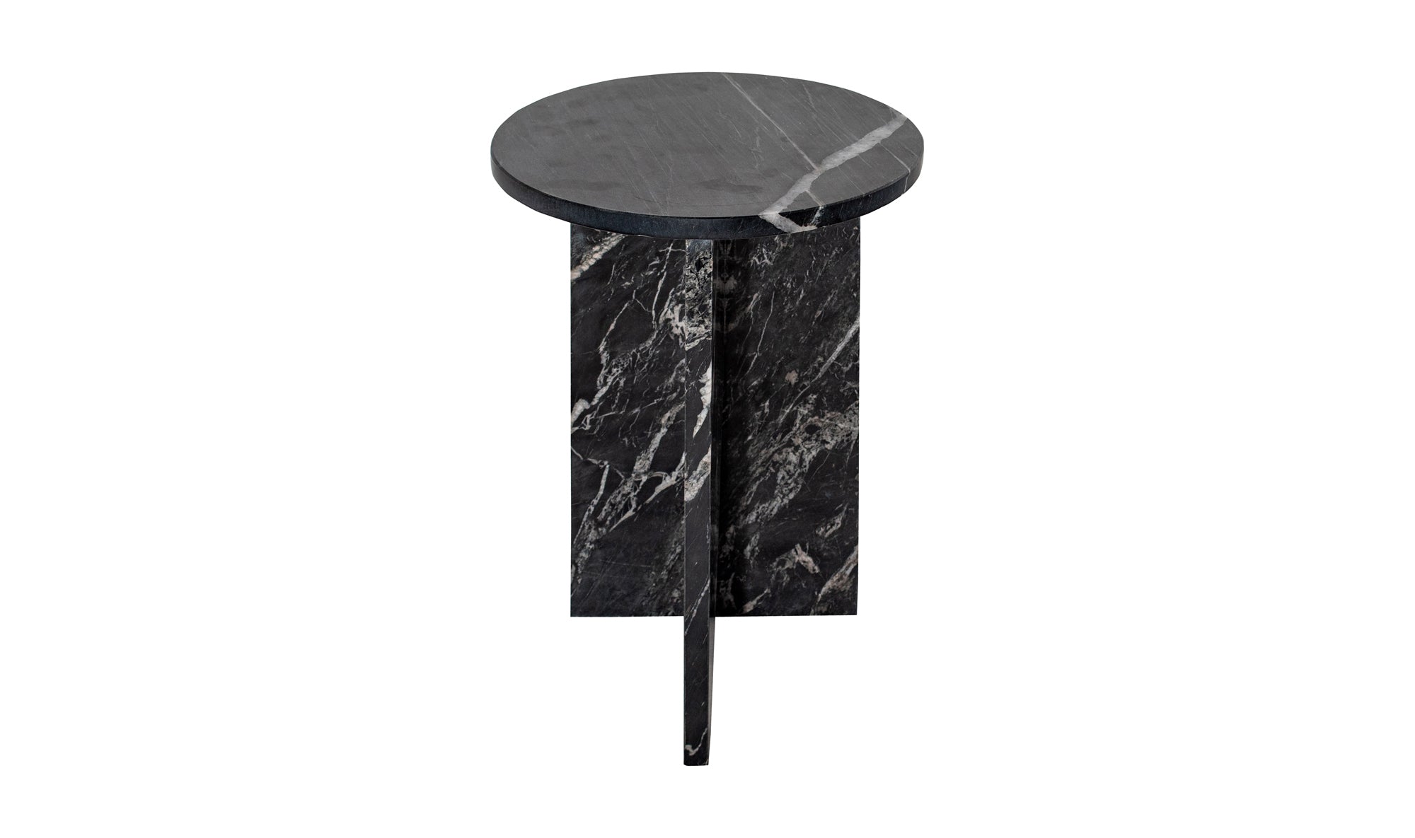 Grace Accent Table Black Marble