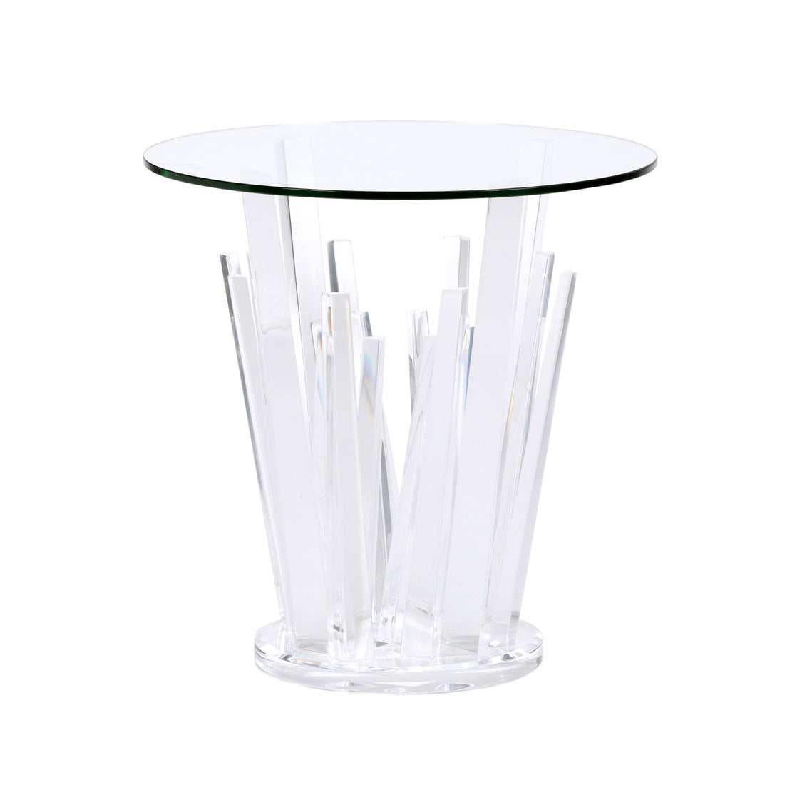 Geode End Table - Clear