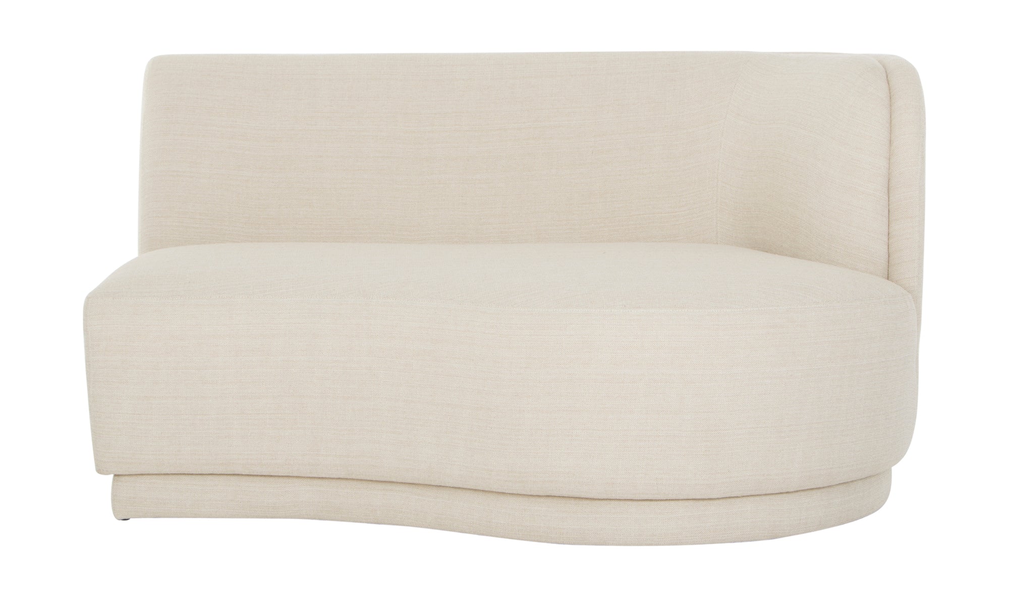 Yoon 2 Seat Chaise Right - Sweet Cream