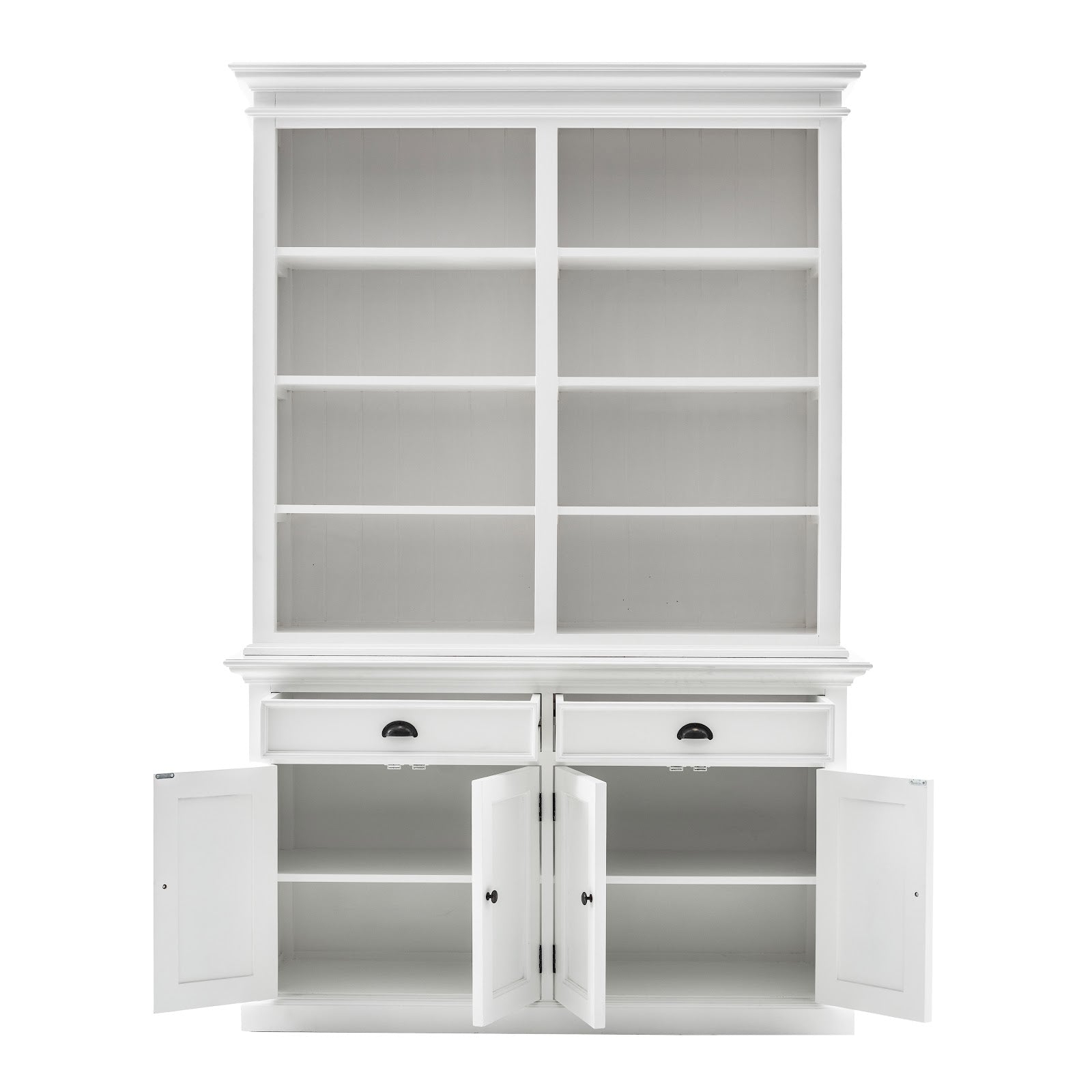 Buffet Hutch Unit with 8 Shelves