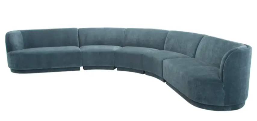 Yoon Radius Modular Sectional - Nightshade Blue