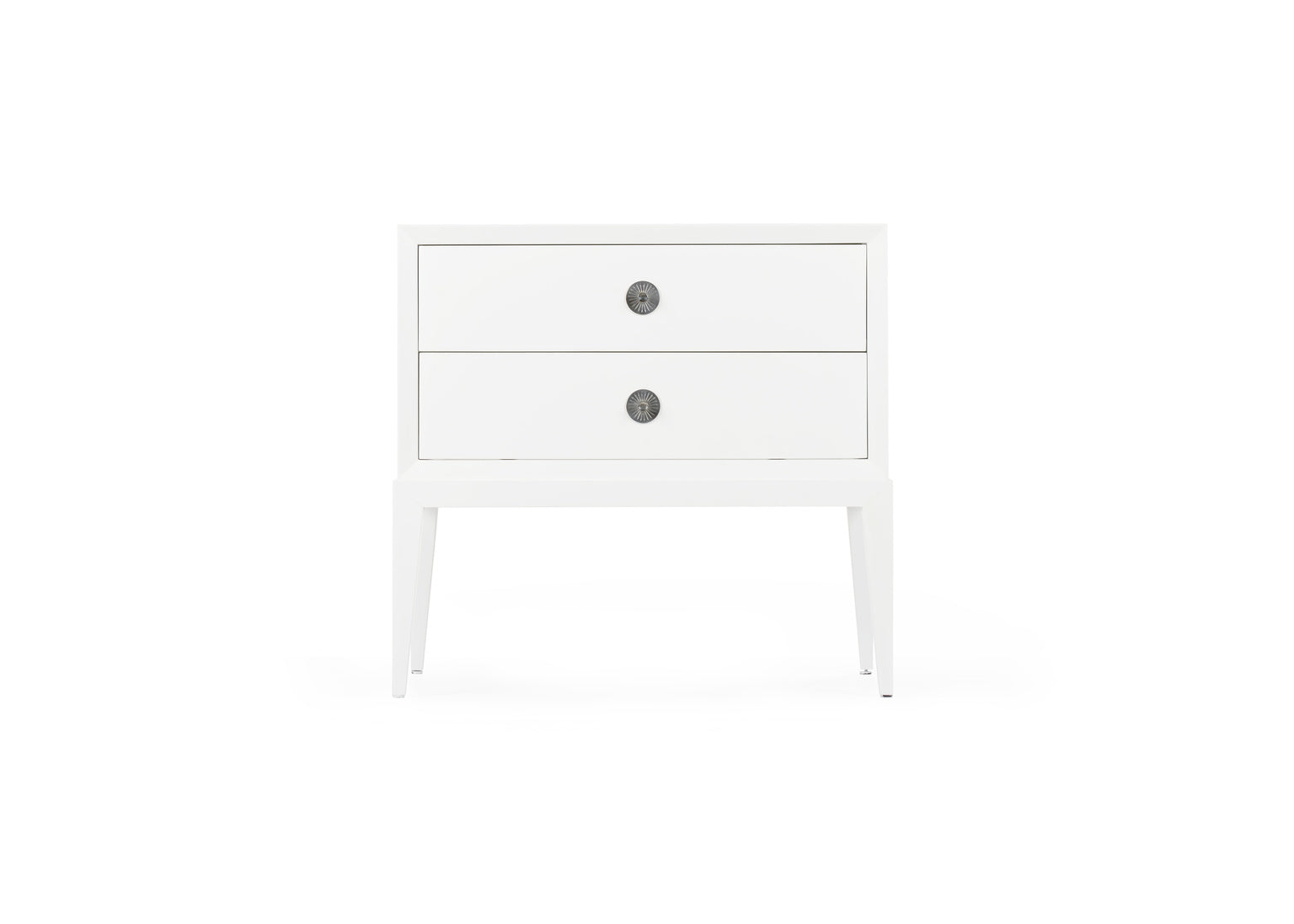 Beveled Side Chest 2 Drawers