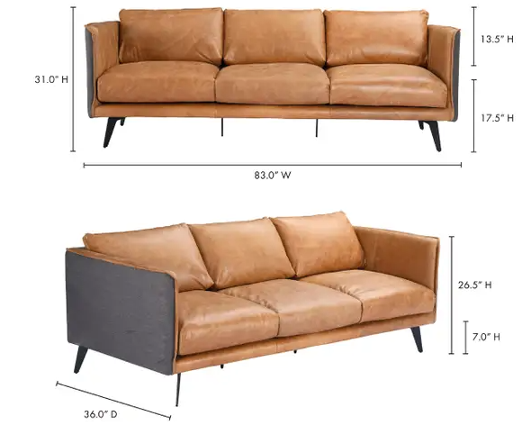 Messina Sofa - Sierra