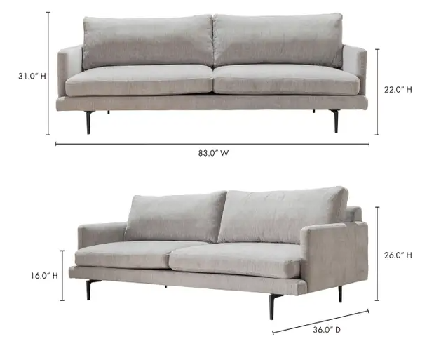 Zeeburg Sofa - Natural