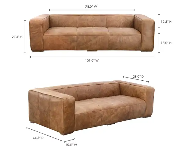 Bolton Sofa - Cappuccino