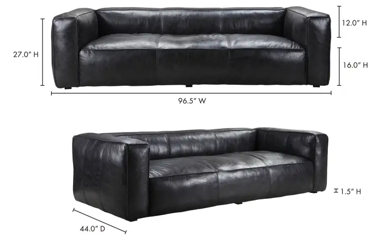 Kirby Sofa - Dark Grey