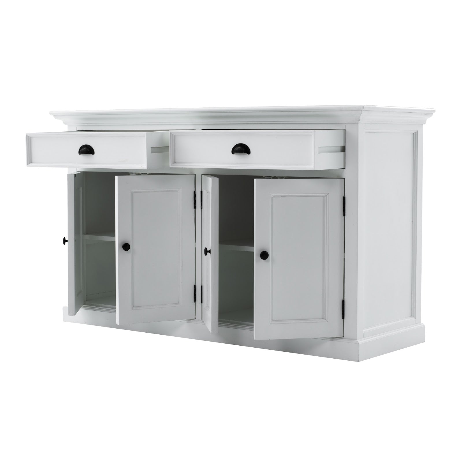 Buffet Hutch Unit with 2 Adjustable Shelves