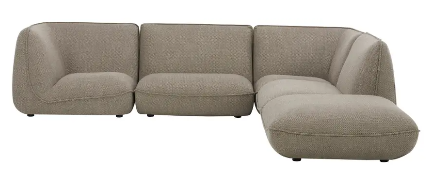 Zeppelin Lounge Modular Sectional - Speckled Pumice