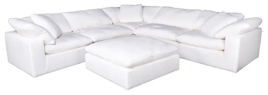 Clay Modular Sectional - White