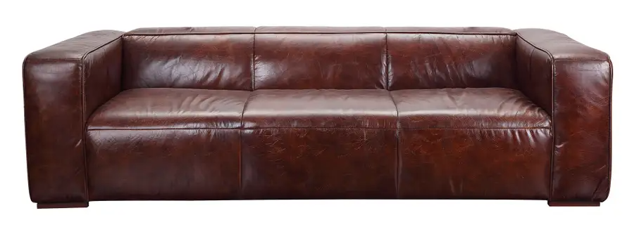 Bolton Sofa Dark Brown Leather