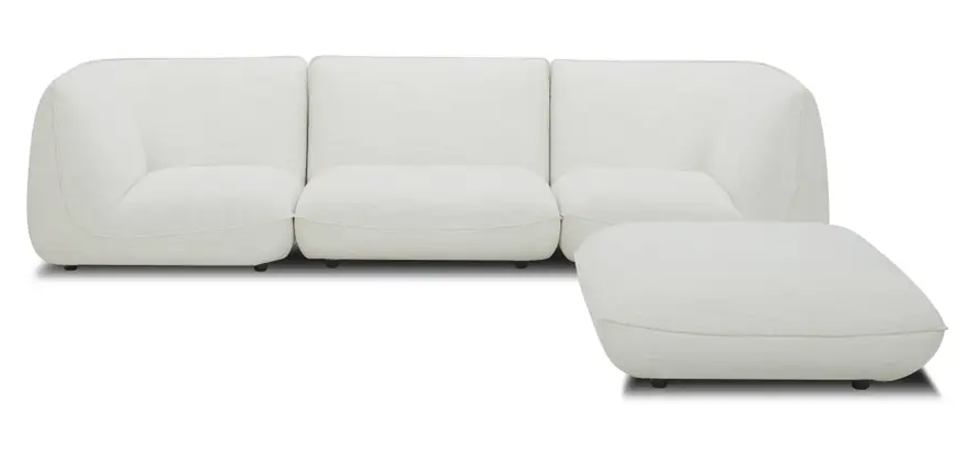 Zeppelin Lounge Modular - Salt Stone White