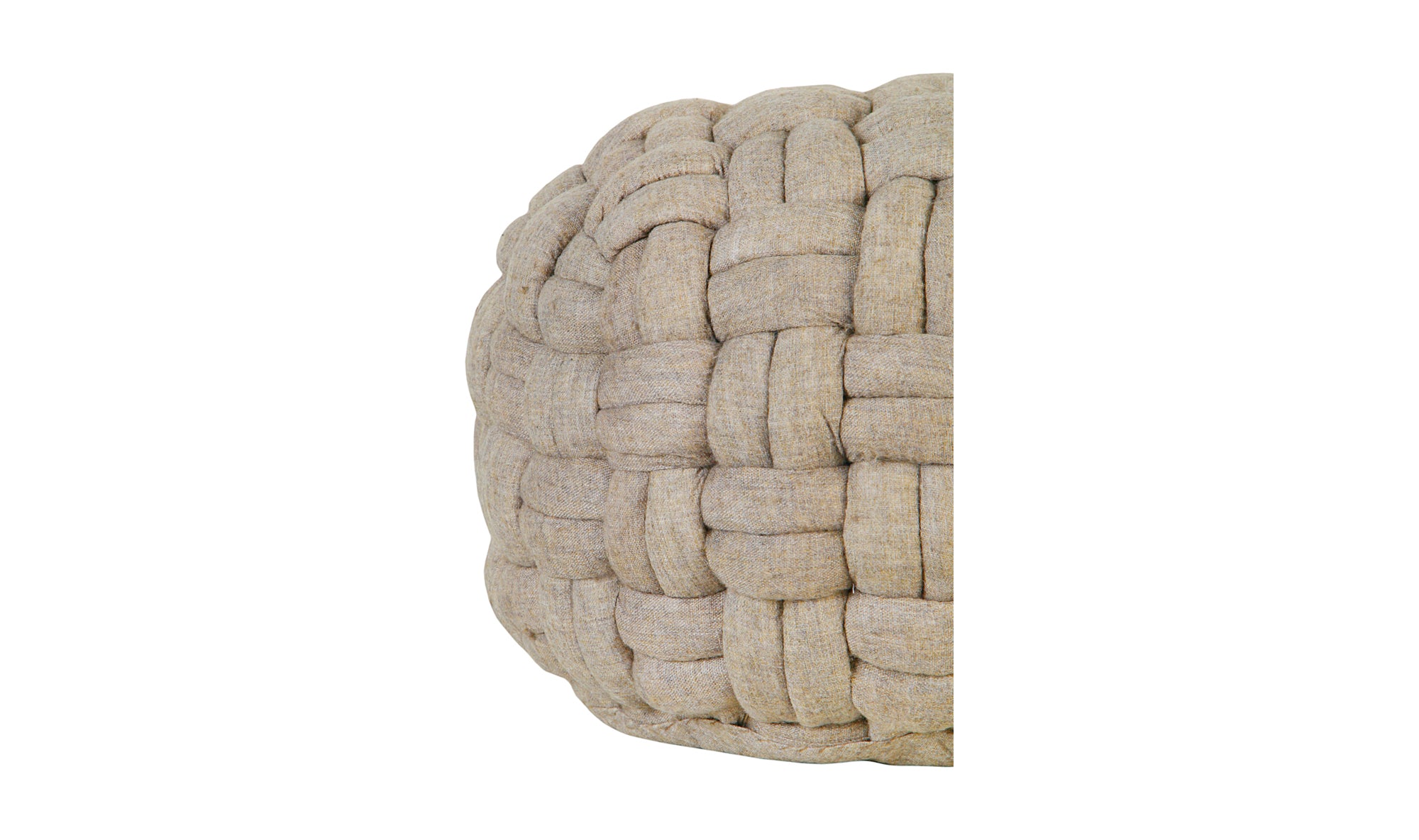 Bronya Pouf - Light Brown