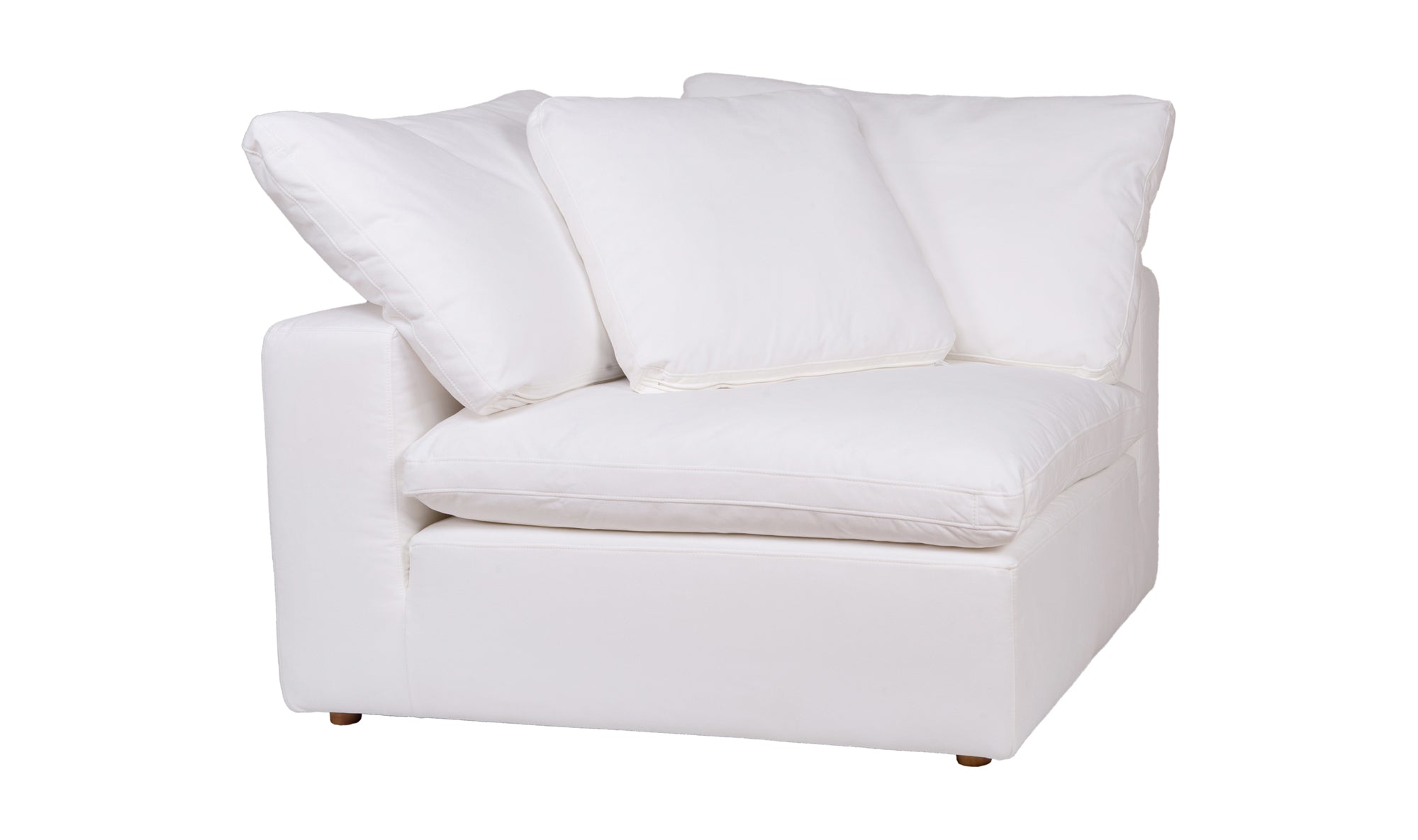 Clay Corner Chair - White