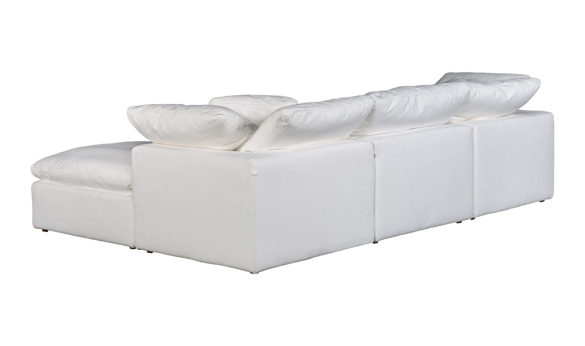 Clay Lounge Modular Sectional - White