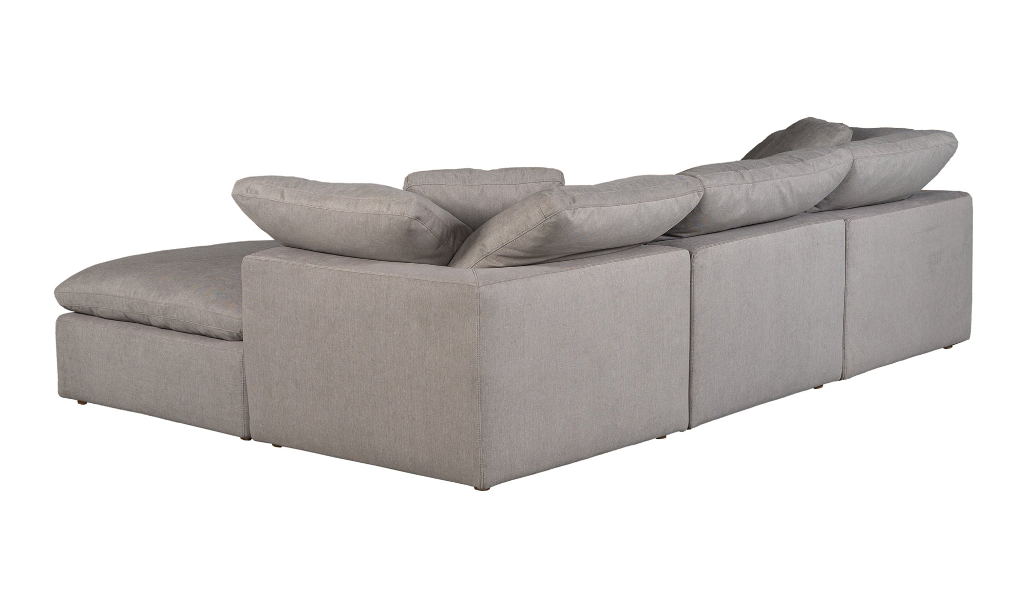 Clay Lounge Modular Sectional - Light Grey