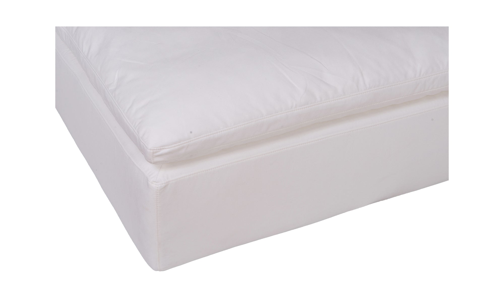 Clay Ottoman - White