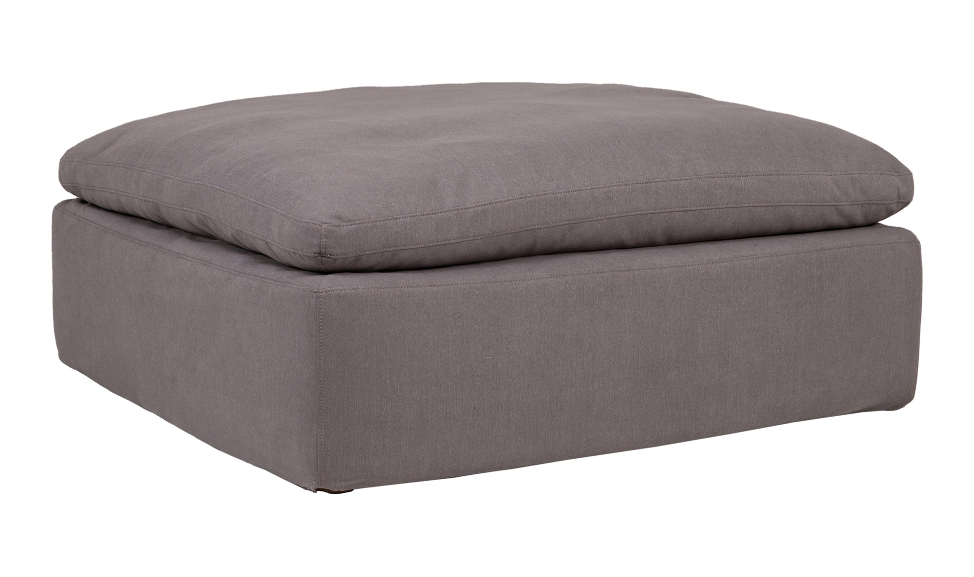 Clay Ottoman - Light Grey