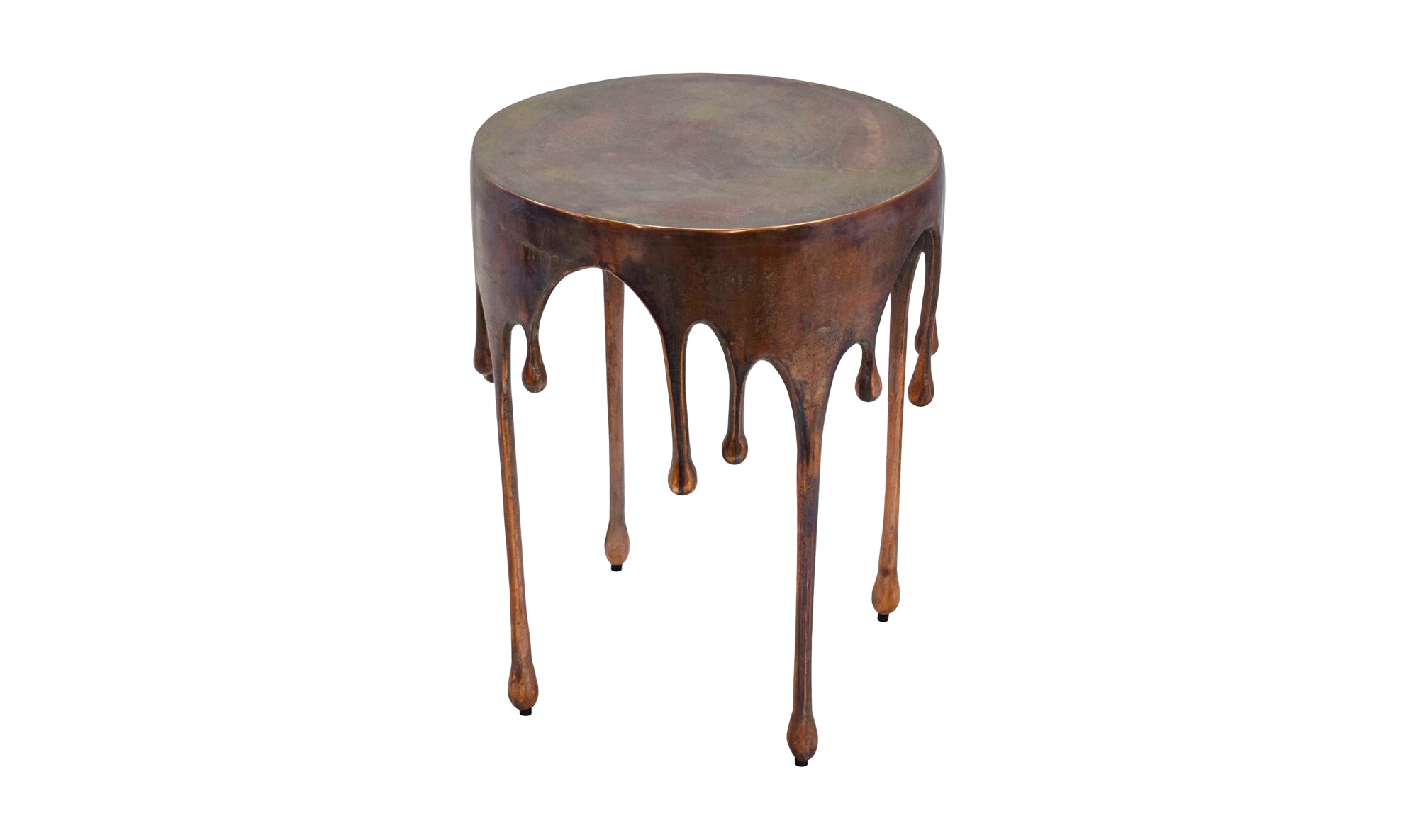 Copperworks Accent Table - Antique Copper