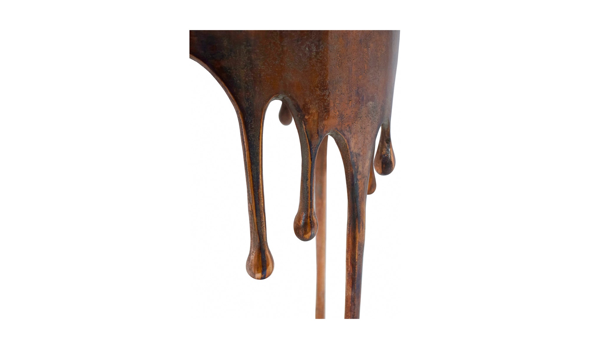 Copperworks Accent Table - Antique Copper