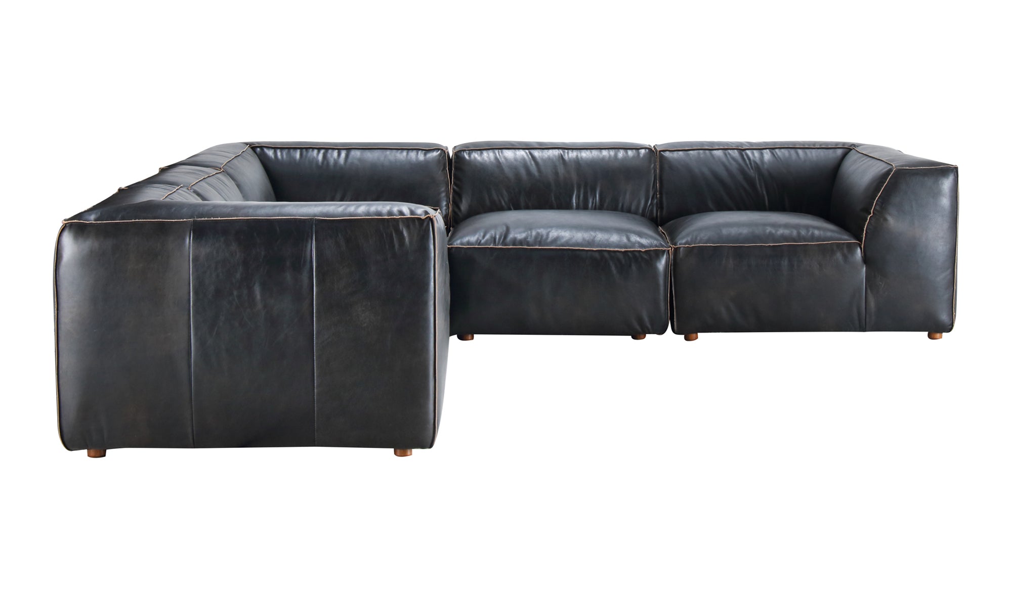 Luxe Classic L Modular Sectional - Antique