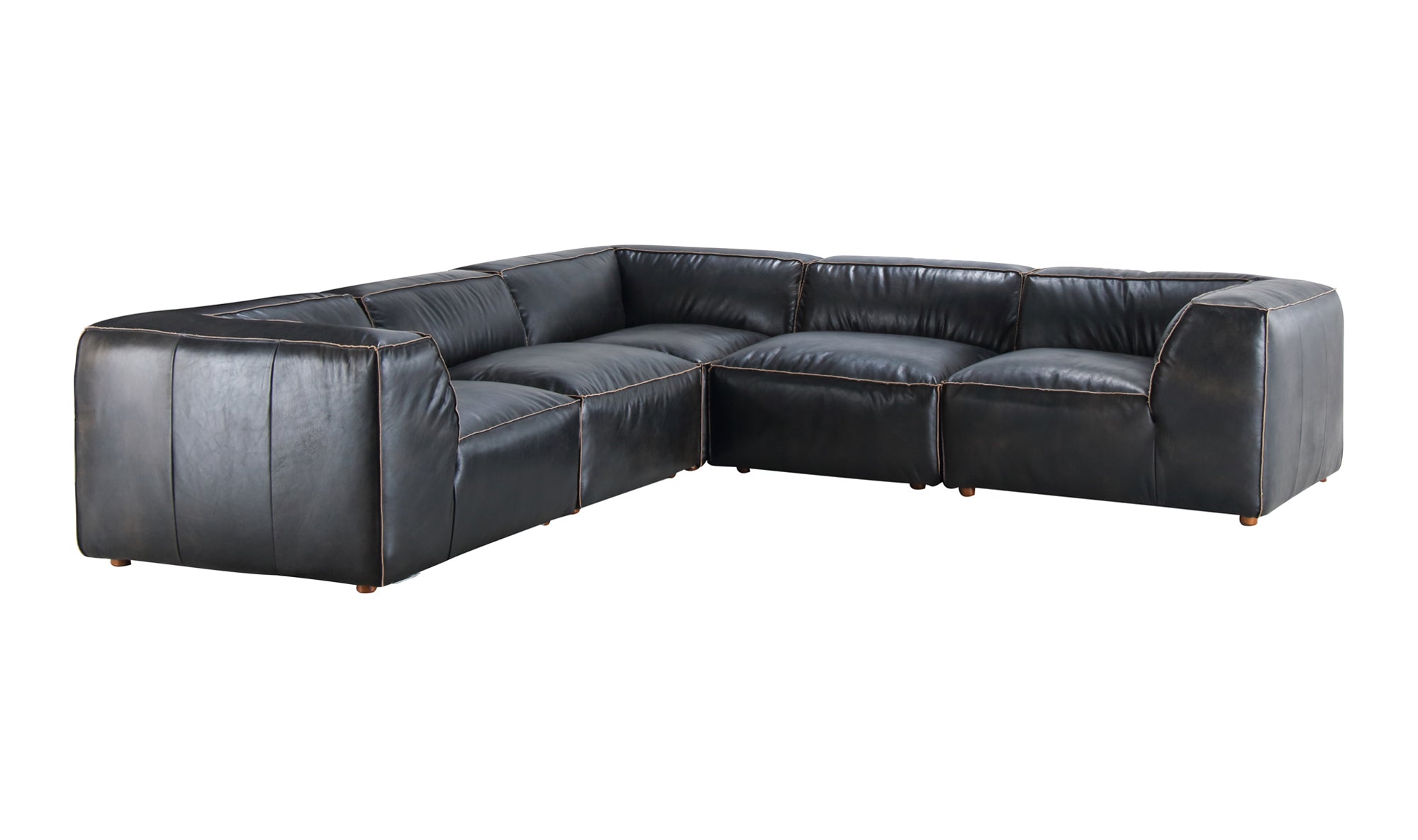 Luxe Classic L Modular Sectional - Antique