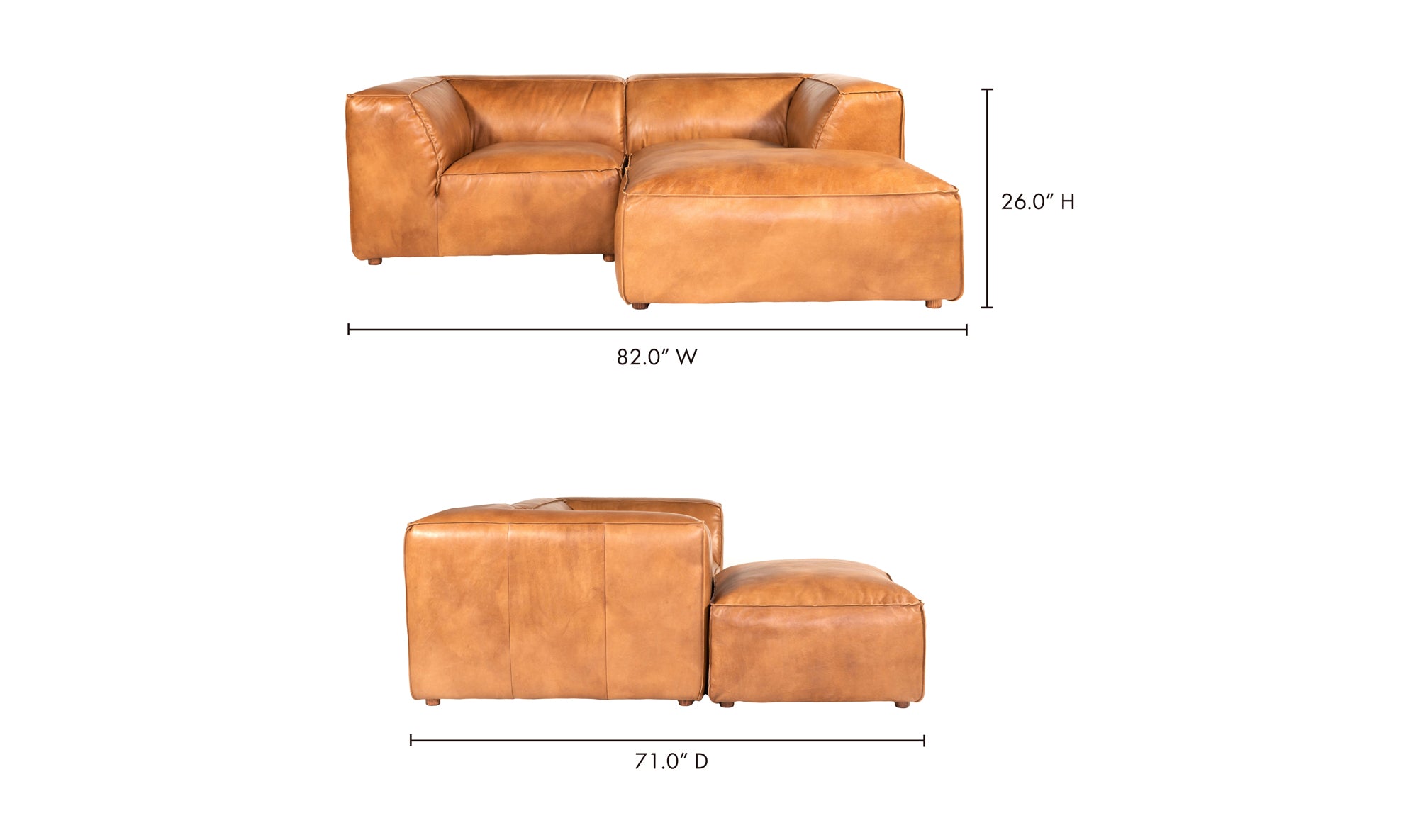 Luxe Nook Modular Sectional - Tan