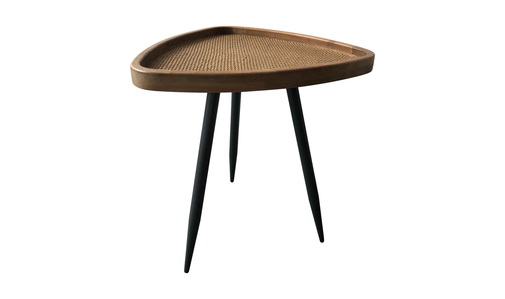 Rollo Rattan Side Table - Natural