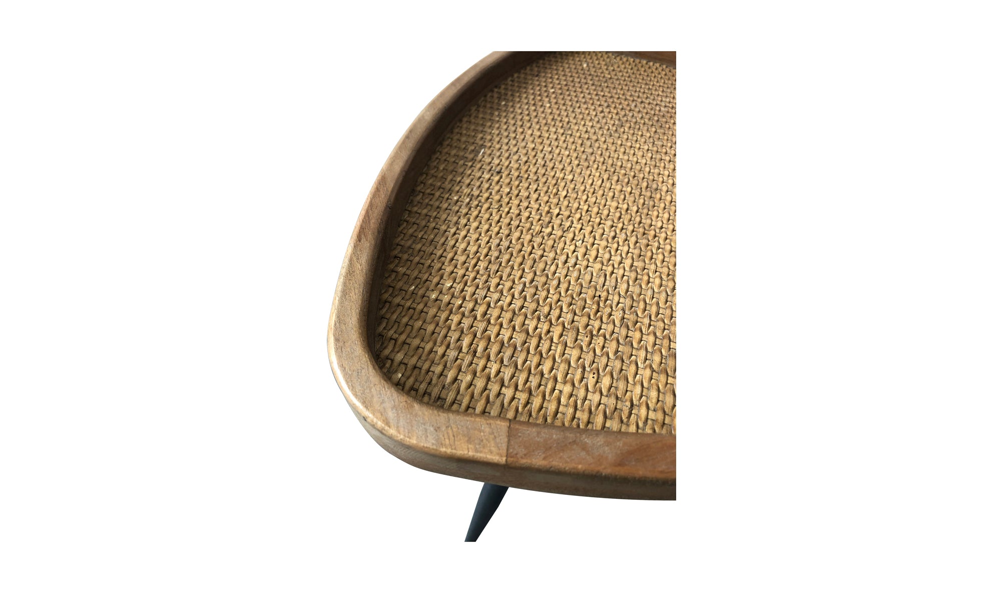 Rollo Rattan Side Table - Natural