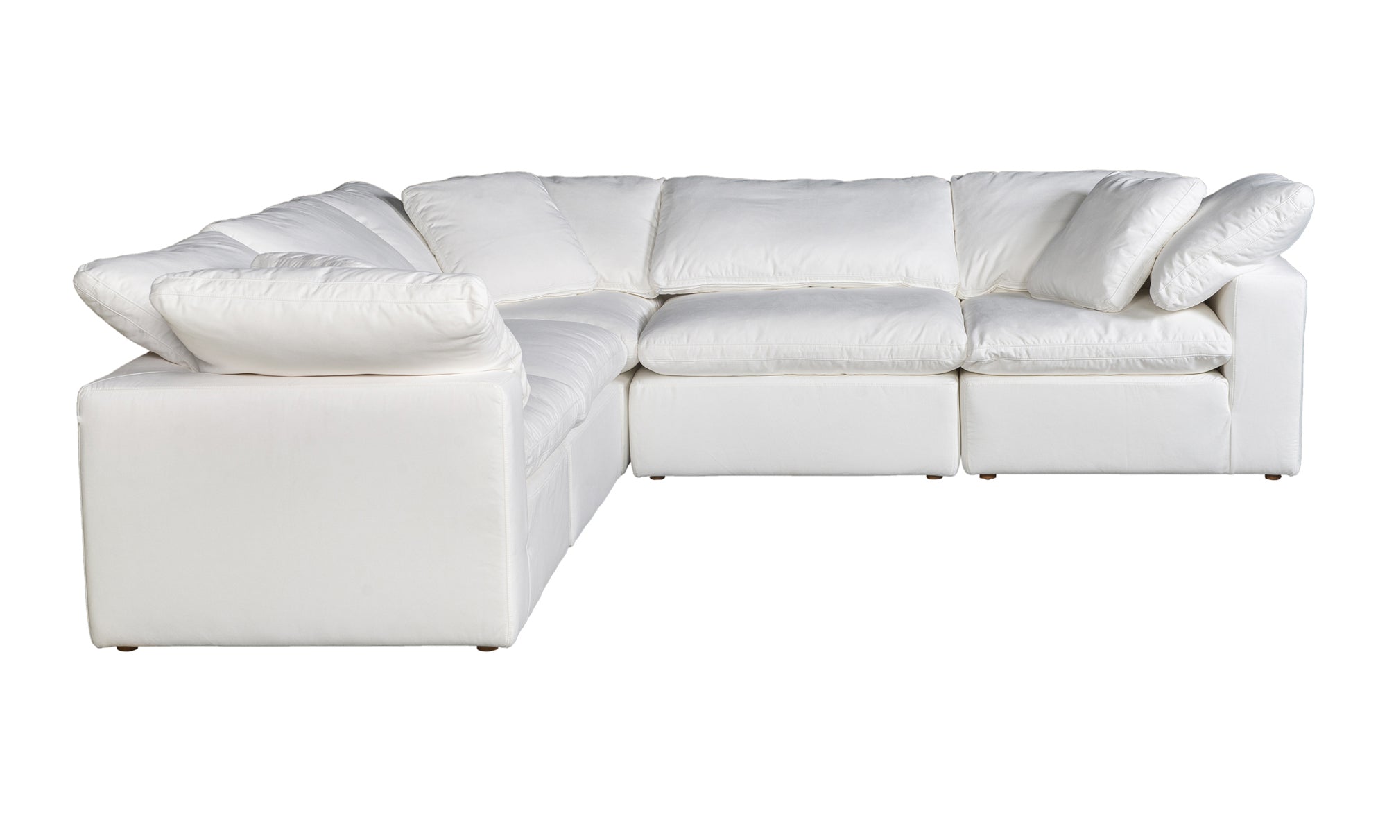 Terra Condo Classic L Modular Sectional - Cream White