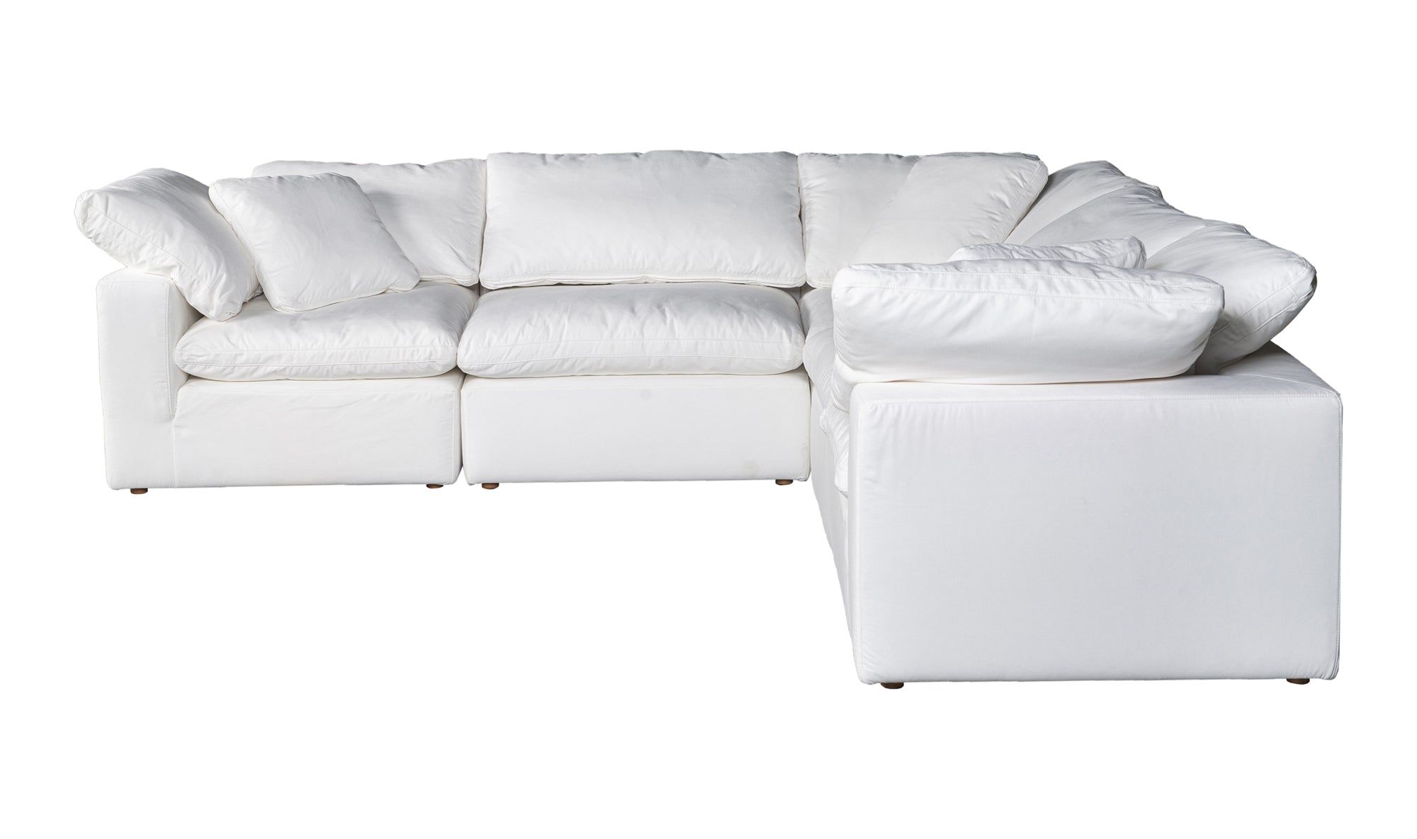 Terra Condo Classic L Modular Sectional - Cream White