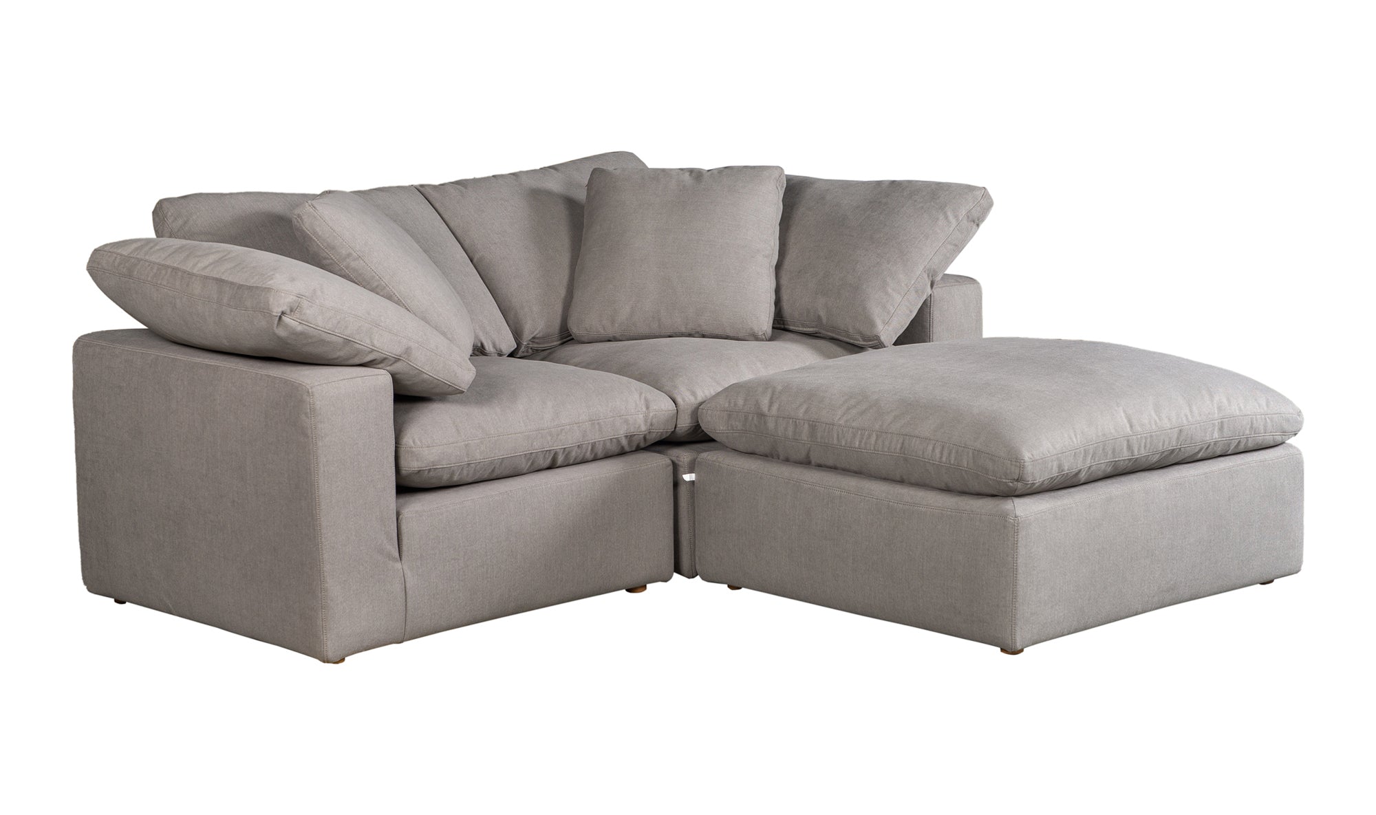 Terra Condo Nook Modular Sectional - Light Grey