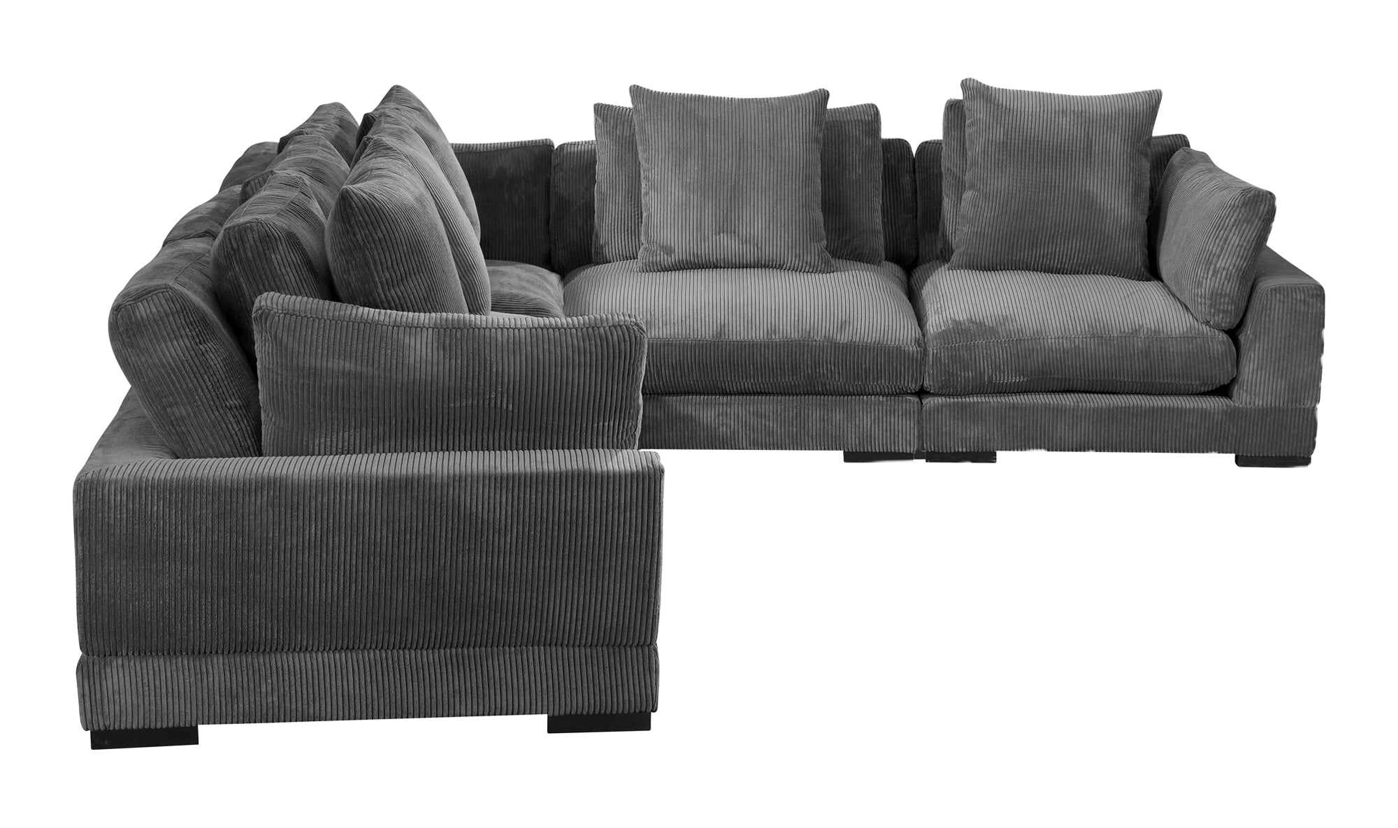 Tumble Classic L Modular Sectional - Dark Grey