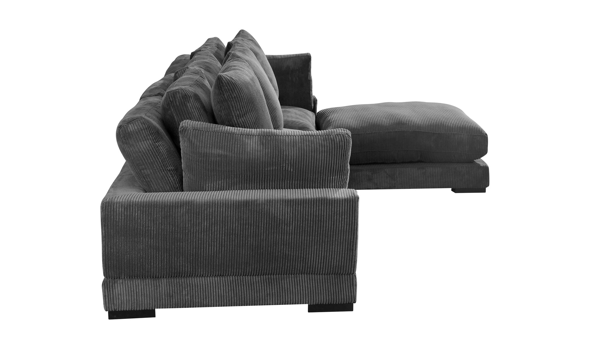 Tumble Lounge Modular Sectional - Dark Grey