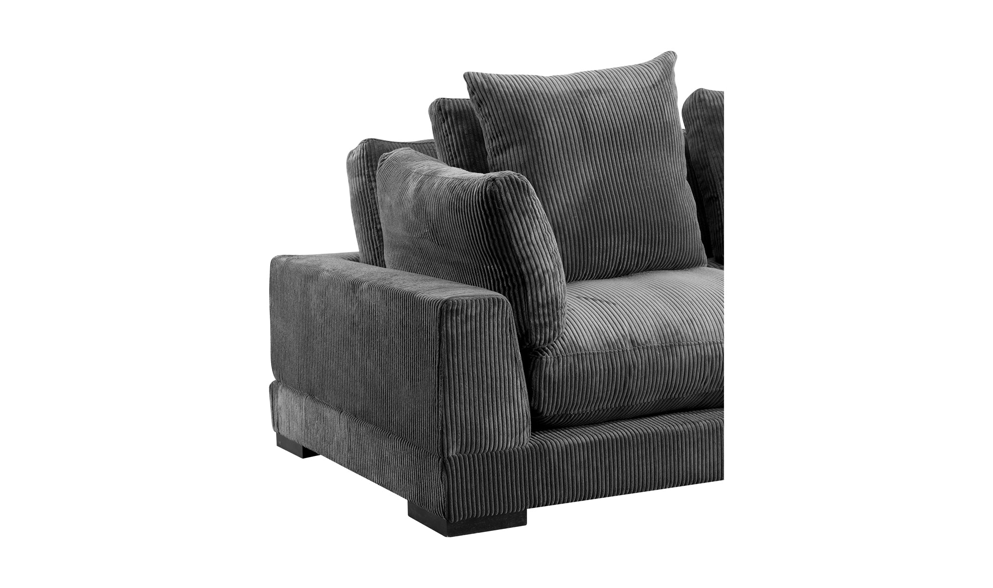 Tumble Lounge Modular Sectional - Dark Grey