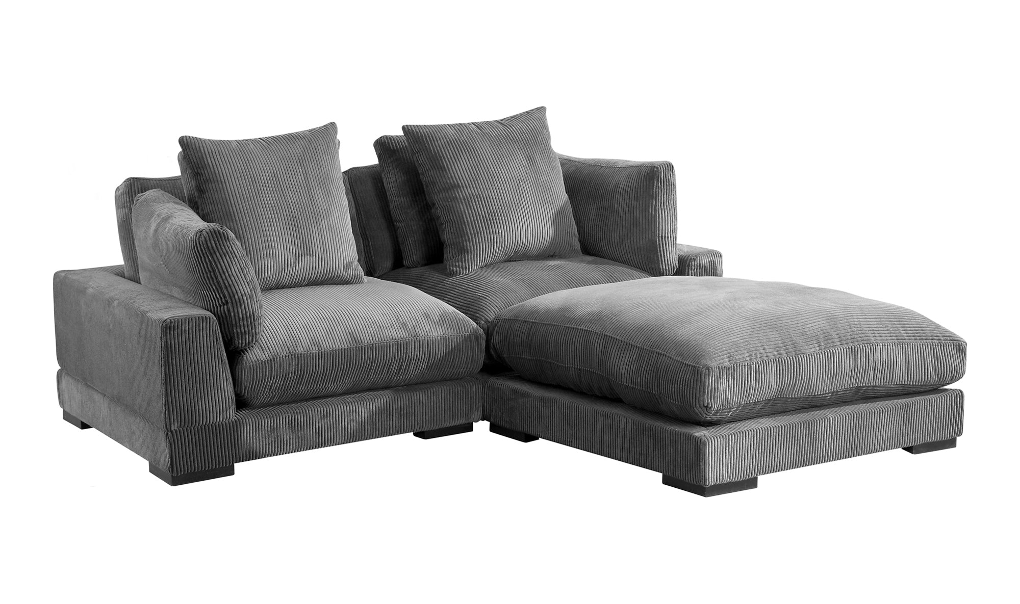 Tumble Nook Modular Sectional - Dark Grey