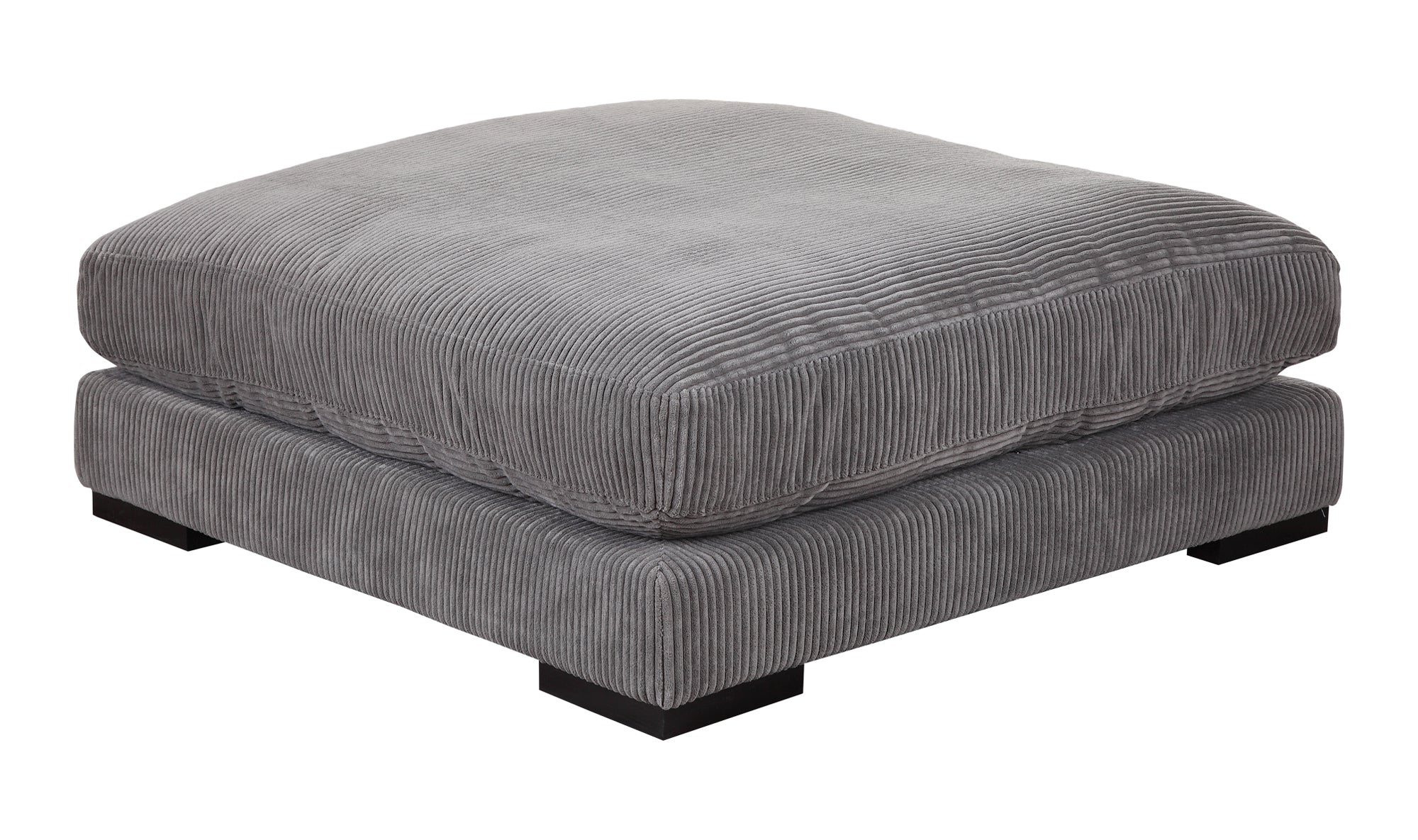 Tumble Ottoman - Dark Grey