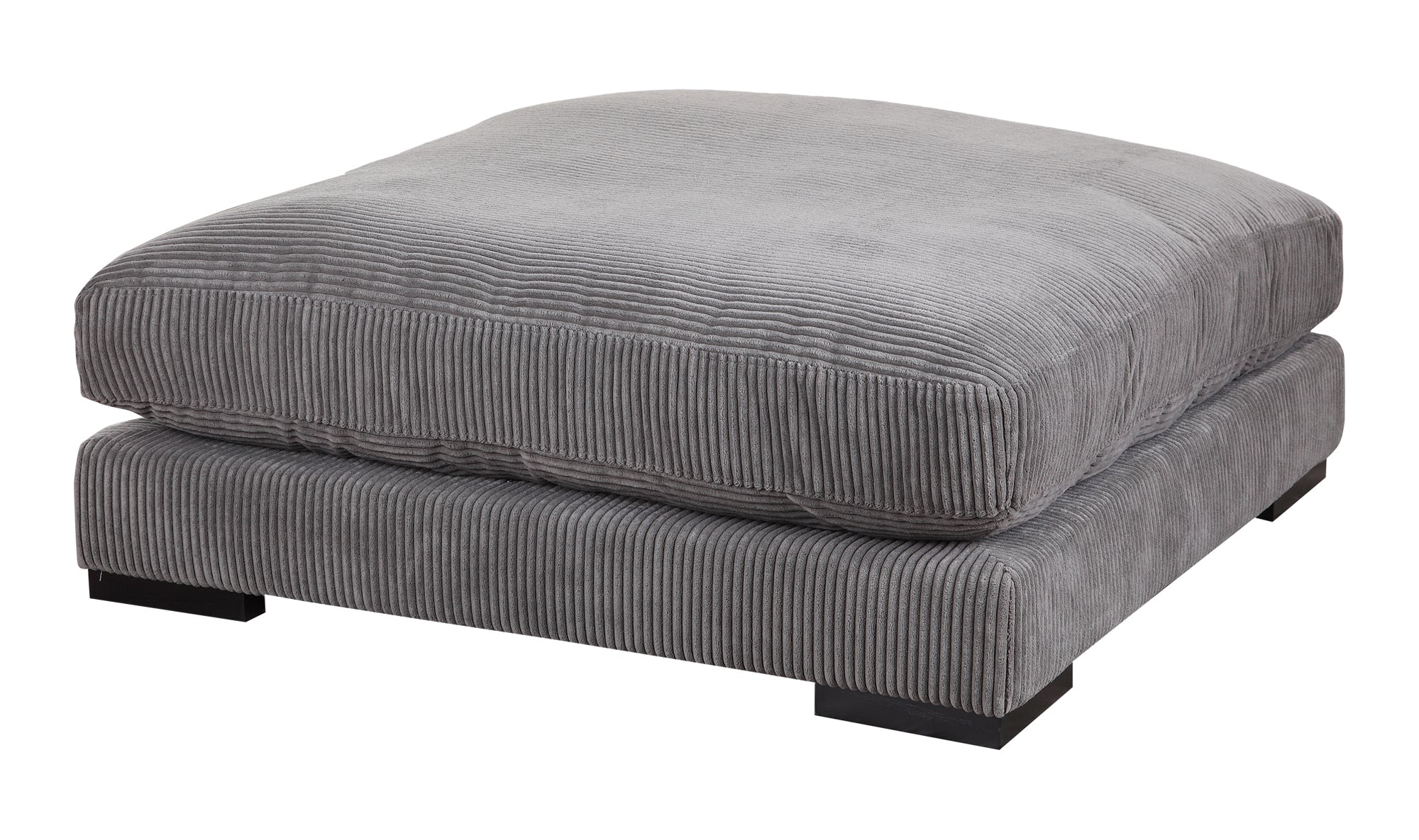 Tumble Ottoman - Dark Grey